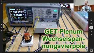 GETPlenum zu Wechselspannungsvierpolen mit Experimenten mit einem RLCMeter und Peer Instruction [upl. by Feil]