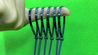 7 practical and clever cable tie tricks youll use daily everyone should know [upl. by Idet]