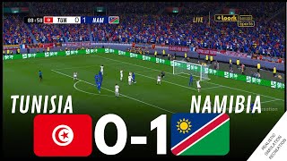 تونس 01 ناميبيا أبرز أحداث المباراة • محاكاة لعبة فيديو afcon2023 [upl. by Ycats]