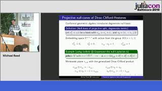 Geometric Algebra in Julia with Grassmannjl  Michael Reed  JuliaCon 2019 [upl. by Gottlieb]