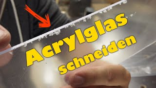 Acrylglas schneiden · 3 Möglichkeiten im Test 😎 · BastelBox [upl. by Hachmann]