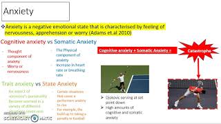 Arousal anxiety and stress in sport Part 1 [upl. by Celestine]