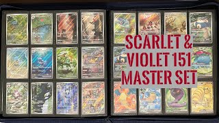 Pokemon Scarlet amp Violet 151 Complete Master Set  360 Cards  6 Exclusives  Charizard ex amp Mew ex [upl. by Vikki117]