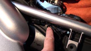 2008 Kawasaki Versys Gas Tank Removal [upl. by Yentyrb]