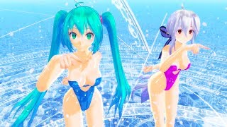 【MMD】Miku amp Haku de WAVEFILE [upl. by Maxfield]