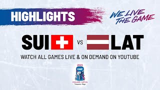 Highlights  Switzerland vs Latvia  2023 IIHFWorlds [upl. by Patric]