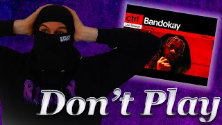 CRAZY ONE Bandokay  Dont Play Live Session  Vevo ctrl REACTION [upl. by Nahtanha]