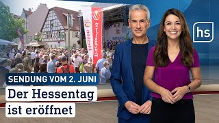 Der Hessentag ist eröffnet  hessenschau vom 02062023 [upl. by Libbey]