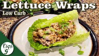 Asian Lettuce Wraps – Low Carb Recipe [upl. by Ahsinawt]