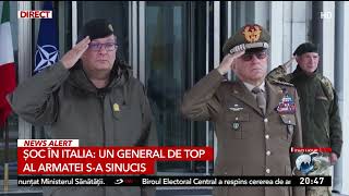 Fostul şef al armatei italiene și al Comitetului Militar al UE a fost găsit mort [upl. by Adnahsor]