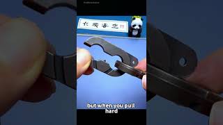 Do you know how to separate two interlocked metal hooksshorts puzzle viralvideo puzzlegame [upl. by Keryt]