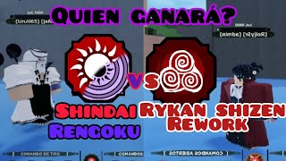 Rykanshizen rework vs shindai Akuma rengokushindo life [upl. by Adekahs]