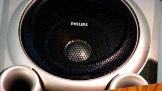 Philips fwM377 HIFI speaker demo [upl. by Auqinu112]