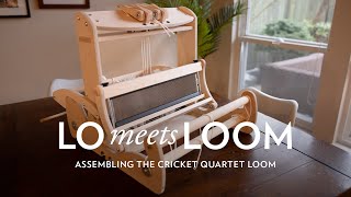 Converting a rigid heddle loom to a 4shaft weaving loom with Schachts Cricket Quartet [upl. by Friederike]