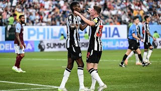 Newcastle United 3 Aston Villa 3  Premier League Summer Series Highlights [upl. by Rowe]