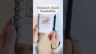 Pocket size Planner｜ミニ6手帳にダイソーのペンホルダー付き下じきをSET [upl. by Meter]