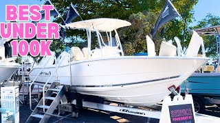 The Most AFFORDABLE Boats At The Sarasota Boat Show 2024 [upl. by Nerta609]