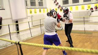 AnneSophie Mathis im Boxclub Baselmov [upl. by Nodnarbal931]