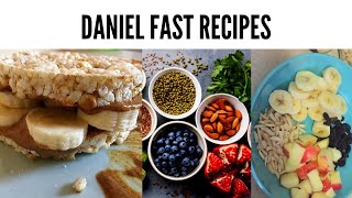 Daniel Fast Breakfast Recipes  Daniel Fast Meal Plan [upl. by Htennek]