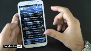 Samsung Galaxy Note 2 videoreview da Telefoninonet [upl. by Tnek]