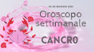 CANCRO ♋️ Paura di chiudere una situazione 🌹 2430 MAGGIO 2021 [upl. by Pillihp]