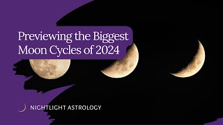 Previewing the Biggest Moon Cycles of 2024 [upl. by Danit51]