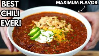 The Only Chili Recipe You Need This Comfort Food Season [upl. by Aicinet]