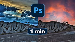 Himmel austauschen in Photoshop CC 2021 Neues Feature zum Hintergrund wechseln  Tutorial deutsch [upl. by Lynnelle]