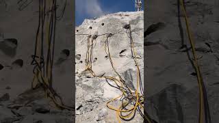 Best solution for breaking hard rock pistonrocksplitter [upl. by Neille]