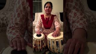 How to play a Tabla BolNote DHITA on a twin hand drums called TABLA amp DAGGA [upl. by Ezequiel276]