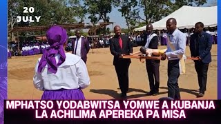 TAONANI MPHATSO YOMWE A KU BANJA LA MALEMU CHILIMA APEREKA PA MISA [upl. by Alarice]