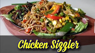 Chinese Sizzler  Chicken Sizzler Recipe  How To Make Chinese Sizzler At Home [upl. by Pompea]