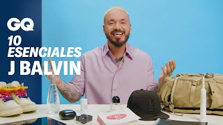 J Balvin 10 cosas sin las que no puede vivir  10 Esenciales  GQ España [upl. by Amled156]