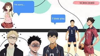 Haikyuu Characters React To YN SH [upl. by Eutnoj]