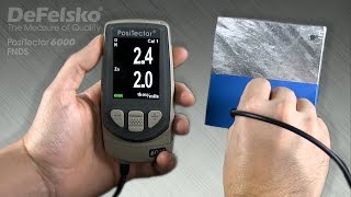 Duplex Coating Thickness Measurement—PosiTector 6000 FNDS [upl. by Etnauq]