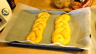 Tsoureki  Greek Bread for Orthodox Easter [upl. by Lankton]