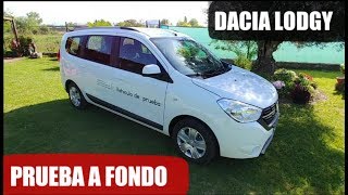 PRUEBA DACIA LODGY El monovolumen más barato Test a fondo [upl. by Odlanir633]