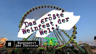 Bad Dürkheim  Wurstmarkt 2022  Das größte Weinfest der Welt [upl. by Eelesor]