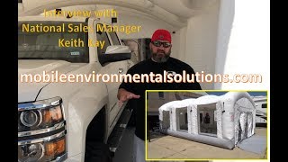 Product Review and Interview with National Sales Director for Mobile Environmental Solutions [upl. by Omarr]