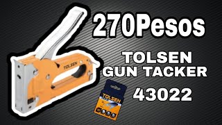 Tolsen Heavy Duty Gun Tacker Staple Gun 48mm 43022 [upl. by Worth]