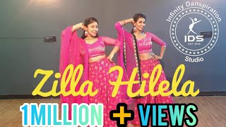 Zilla Hilela  Jabariya Jodi  Dance Cover  Vaishali Mahori and Megha Mohan [upl. by Dlarrej691]