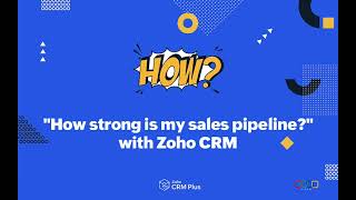 How to make sales pipelines with Zoho CRM a stepbystep demonstration [upl. by Hachman]