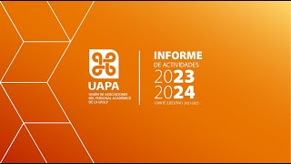 Tercer Informe de Actividades UAPA 20232024 [upl. by Ahsart]