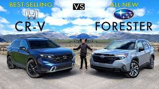 BEST CHOICE  2025 Subaru Forester vs 2025 Honda CRV Comparison [upl. by Tybi201]