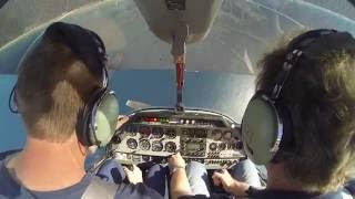 20 turn fully developed spin in a Robin aircraft [upl. by Nirrep]