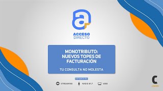 Nuevos topes de facturación en el monotributo [upl. by Ardolino]