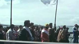 1975 Matakite Maori Land March crossing the Auckland Harbour Bridge [upl. by Marco]