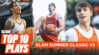 The Top 10 Plays from the SLAM Summer Classic 🍿🚨 Cooper Flagg Jahki Howard and MORE 🔥 [upl. by Etnoed439]