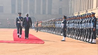 See what happened to President Ruto in India as he arrived at the Bhavan Presidential Palace [upl. by Blakelee596]