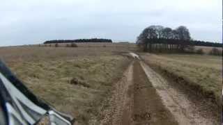 Salisbury Plain  Tilshead to Westdown Artillery Range Byway SN [upl. by Glavin436]